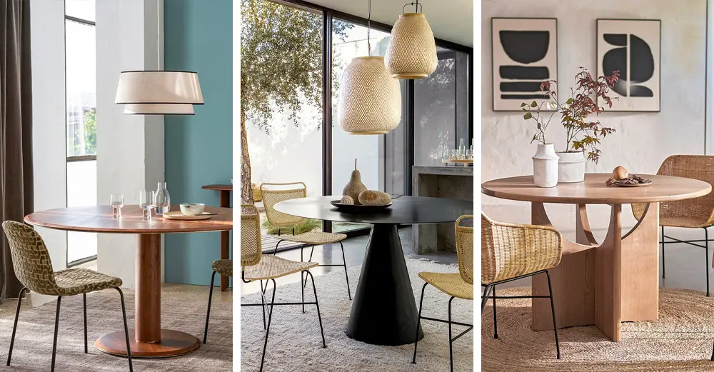 Une table à manger ronde pour la salle à manger | My Blog Deco