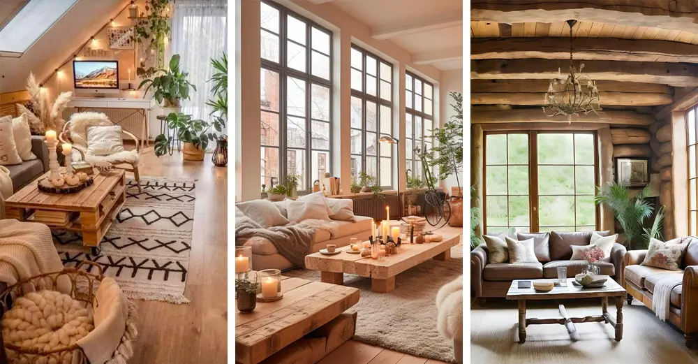 3 idées déco pour un salon cocooning autour du bois | My Blog Deco