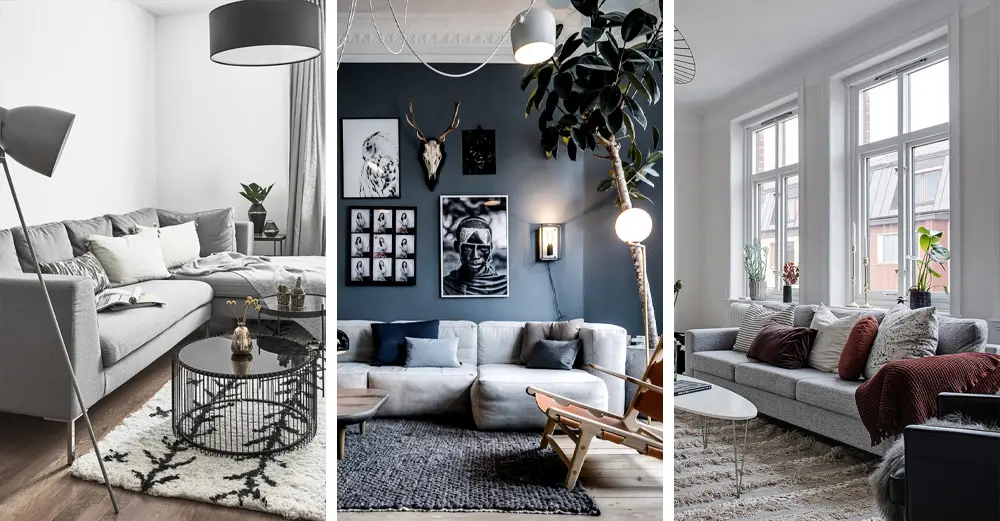 Du gris et du blanc pour la déco du salon | My Blog Deco
