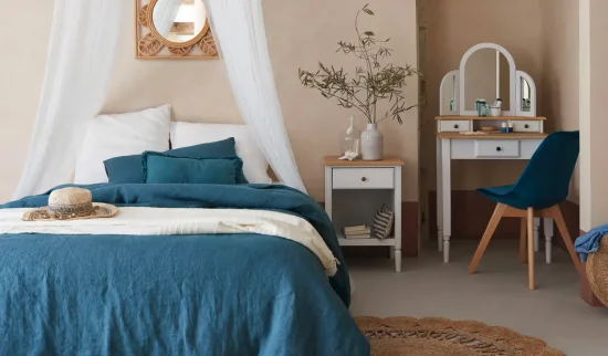 deco beige bleu