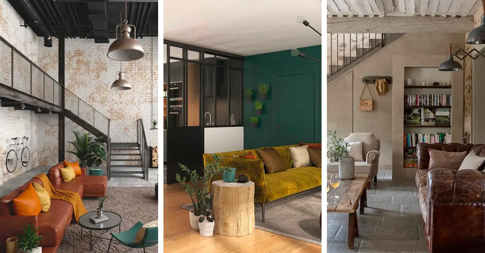 Une déco industrielle chic dans le salon | My Blog Deco