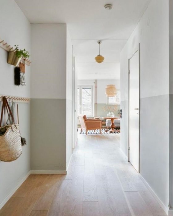 soubassement couloir peinture