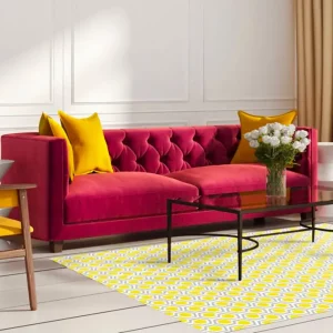 deco jaune rouge