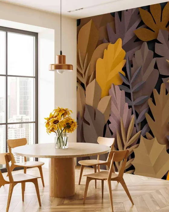 deco salle a manger chic jaune