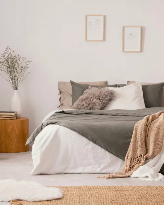 deco chambre chic zen bois blanc