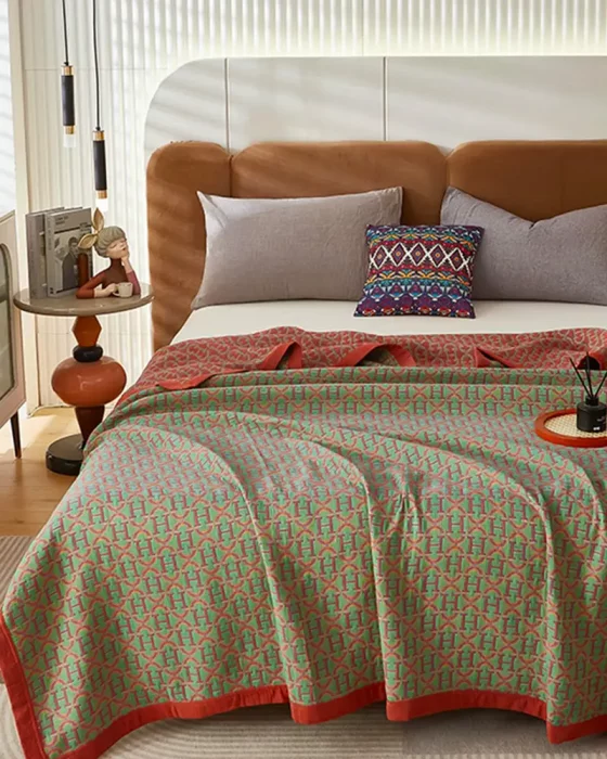deco chambre ethnique vintage coloree