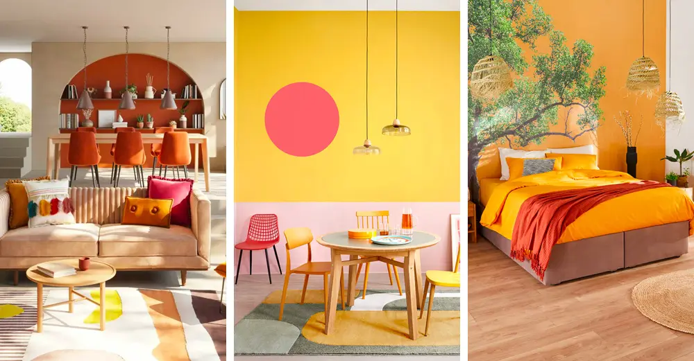 Jaune Rouge Une déco en jaune et rouge | My Blog Deco