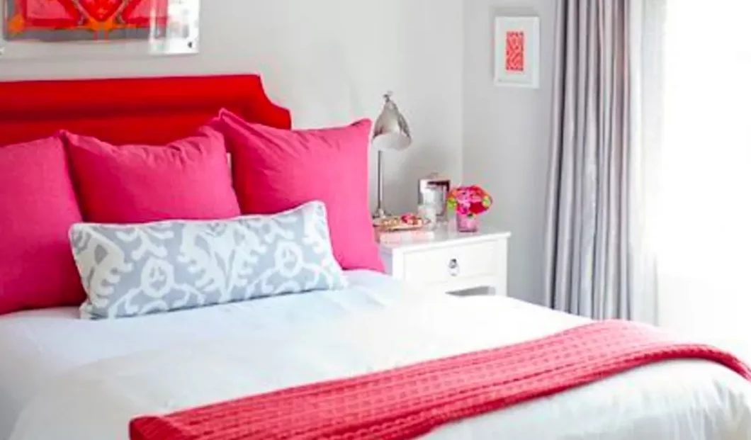 deco gris rouge blanc