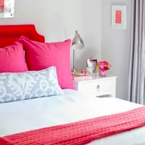 deco gris rouge blanc