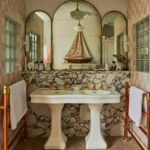 deco salle de bain vintage