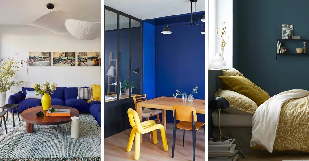 3 idées déco autour du bleu, du jaune et du noir | My Blog Deco