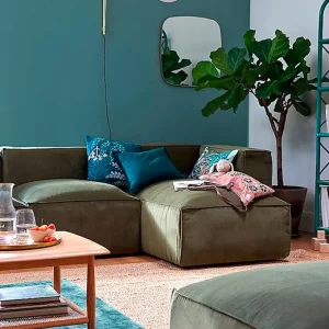 deco vert kaki bleu