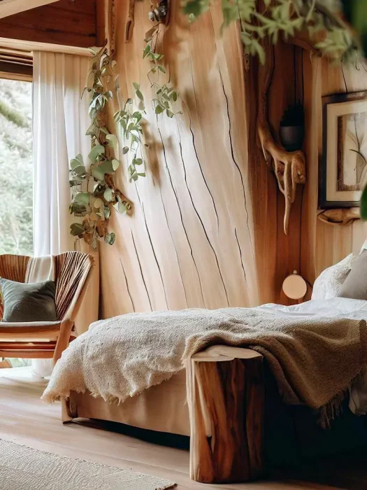 deco chambre zen bois
