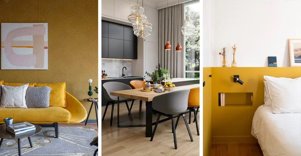 Une déco moderne en jaune moutarde | My Blog Deco