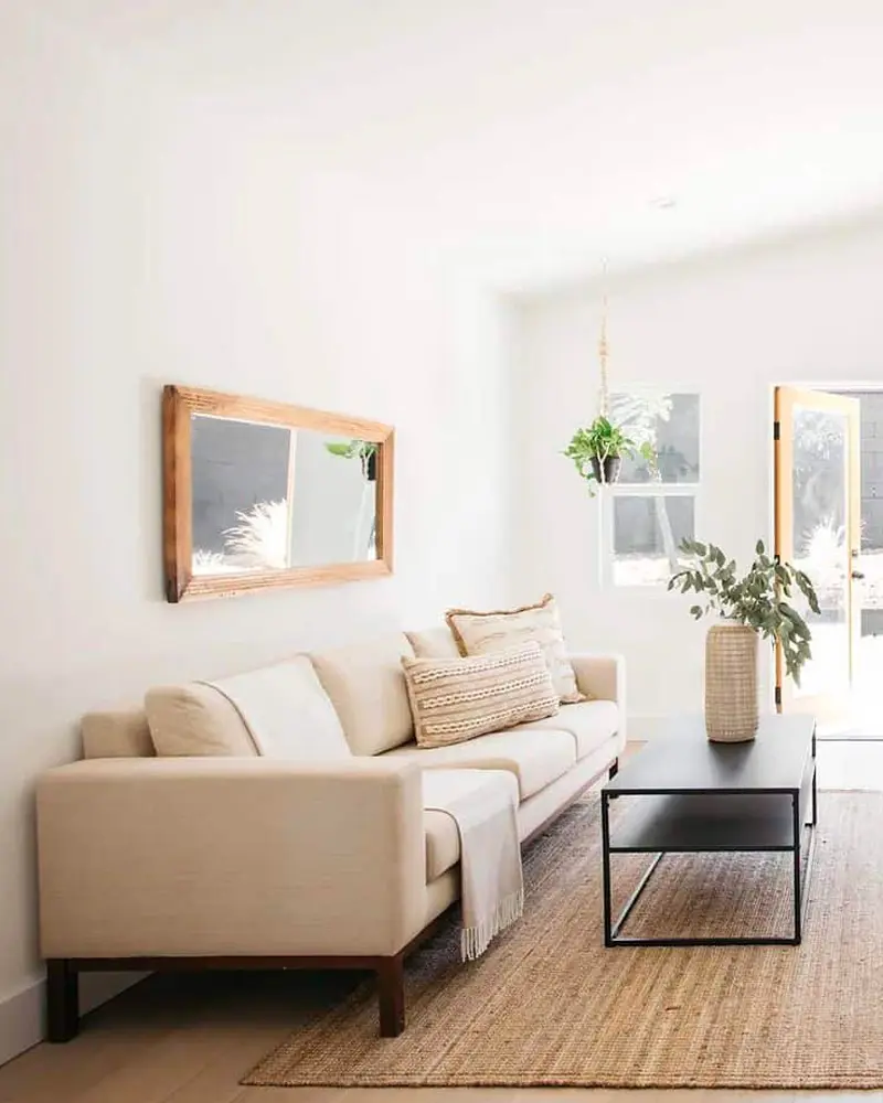 deco petit salon minimaliste beige