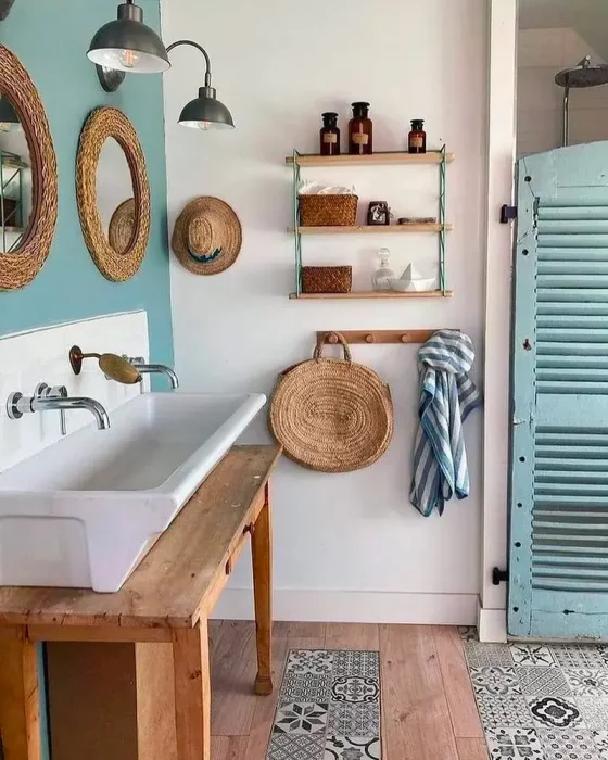 deco salle de bain recup meuble