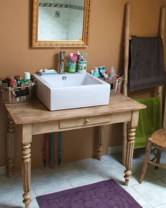 meuble sous vasque recup deco salle de bain