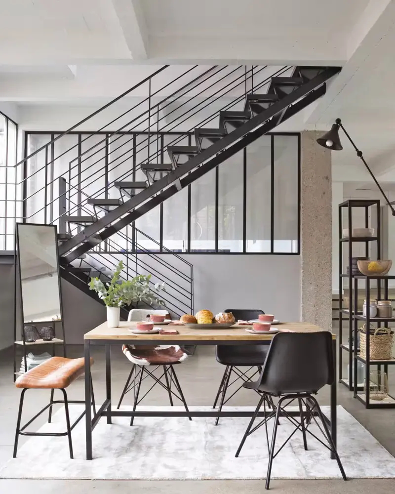 table a manger industrielle 6 personnes