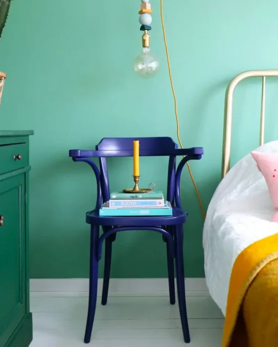 deco chambre bleu vert