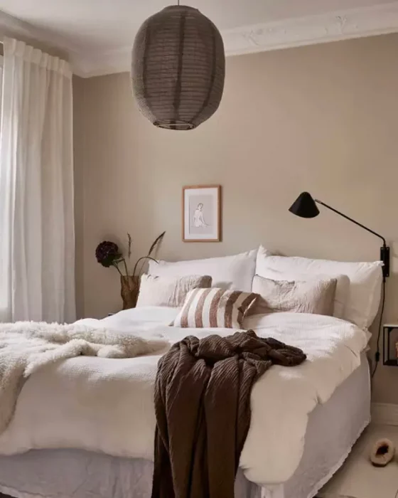 deco chambre cocooning moderne beige