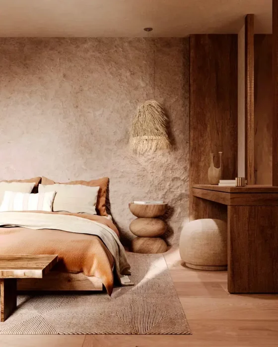 deco chambre zen bois