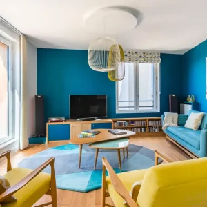 deco bleu blanc jaune