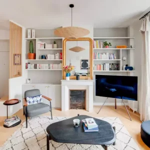 deco entree ouverte sur salon