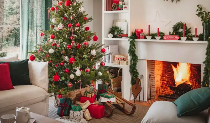 deco noel vert rouge