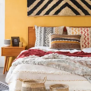 deco noir blanc jaune