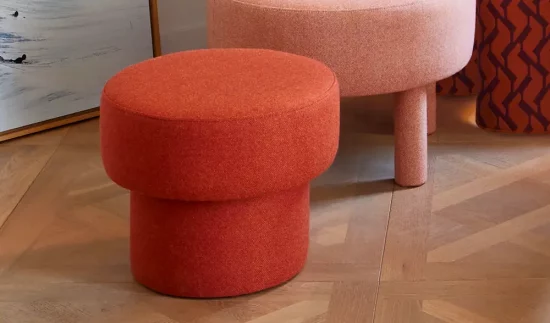 tabouret orange