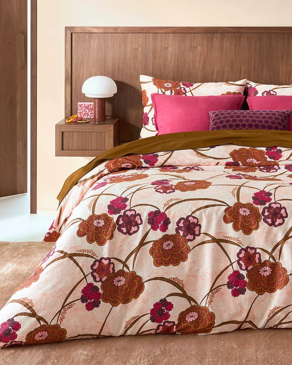 tete de lit moderne chevet intégré