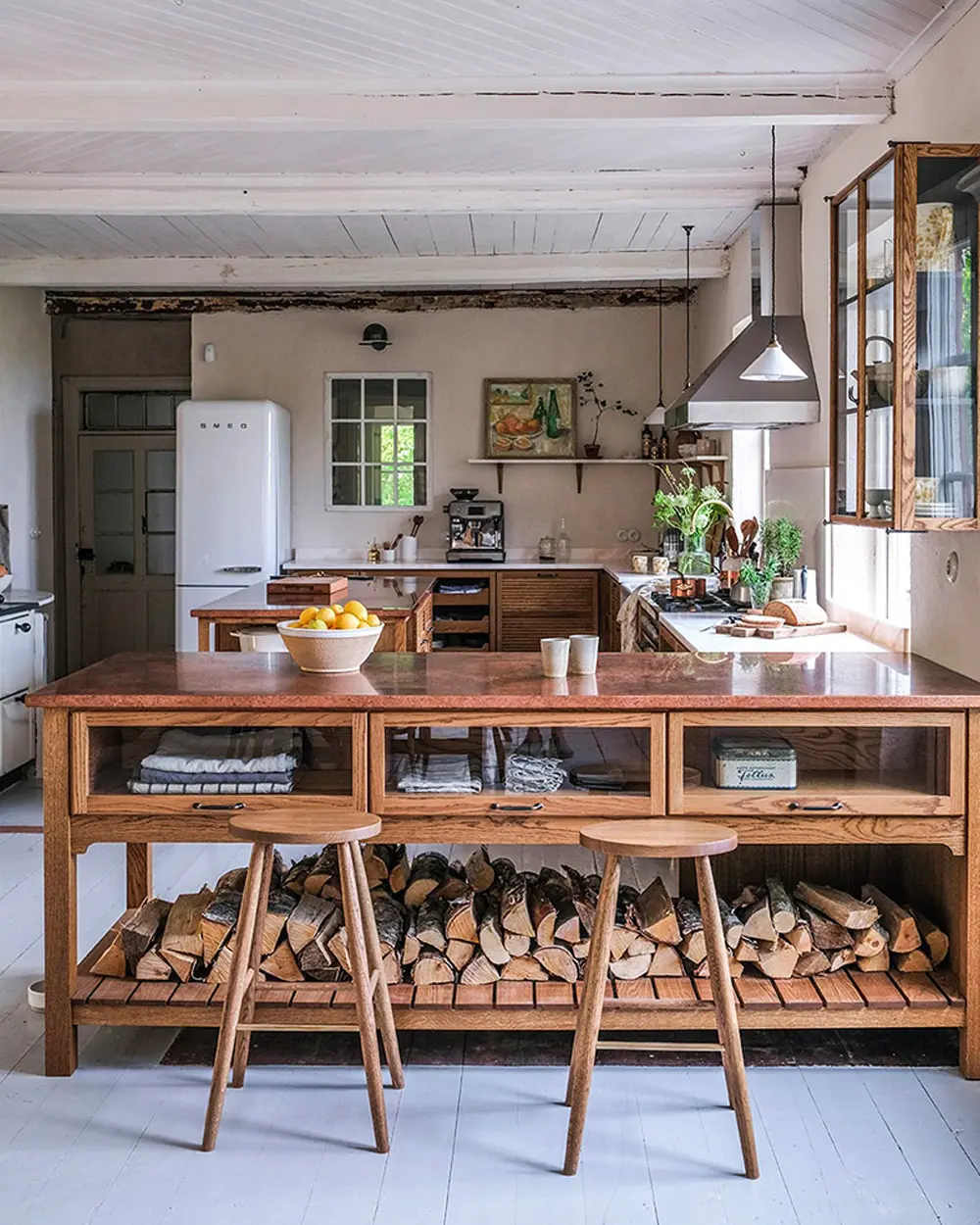 deco cuisine scandinave vintage bois