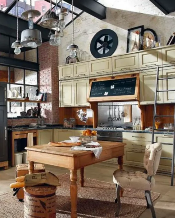 deco cuisine vintage industrielle