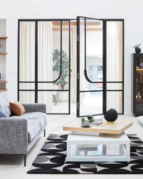 deco salon zen gris vintage