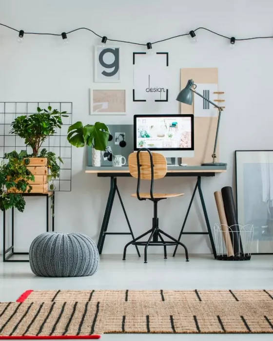 deco bureau moderne metal