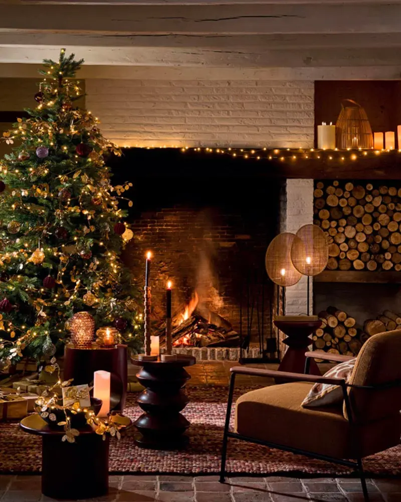 deco noel noir or chaleureuse