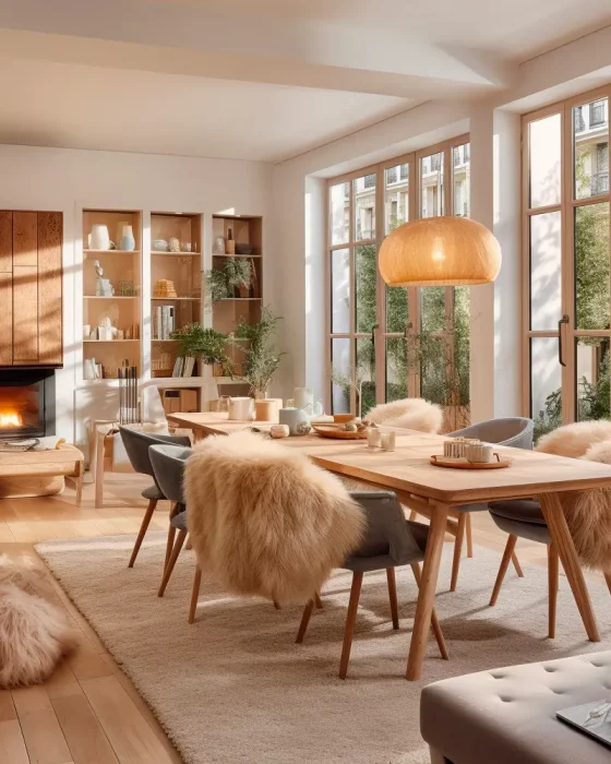 deco salle a manger cocooning zen