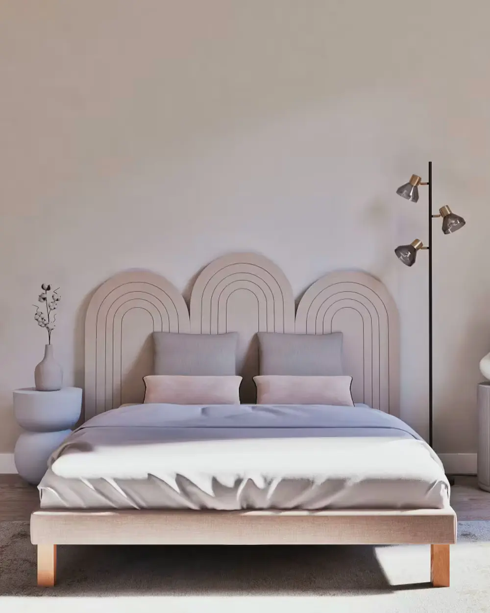 tete de lit moderne arche