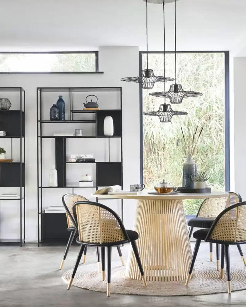 table a manger zen ronde bois