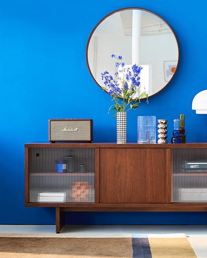 buffet bas portes striées