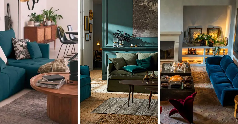 Une déco en bleu canard et noir dans le salon | My Blog Deco
