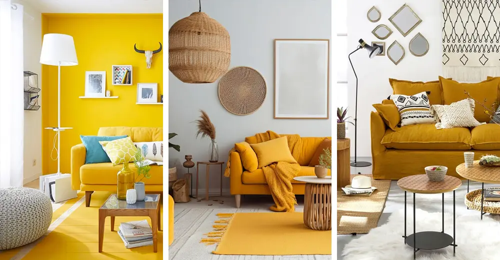 Une déco en jaune et blanc dans le salon | My Blog Deco