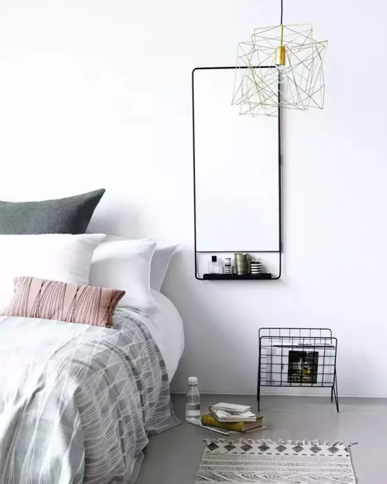 deco chambre minimaliste industrielle scandinave