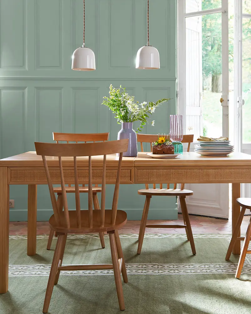 chaise bois barreaux