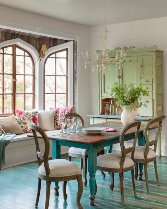 deco salle a manger recup chic