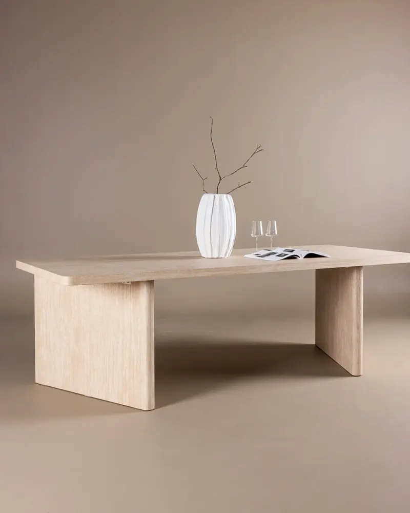 table a manger travertin