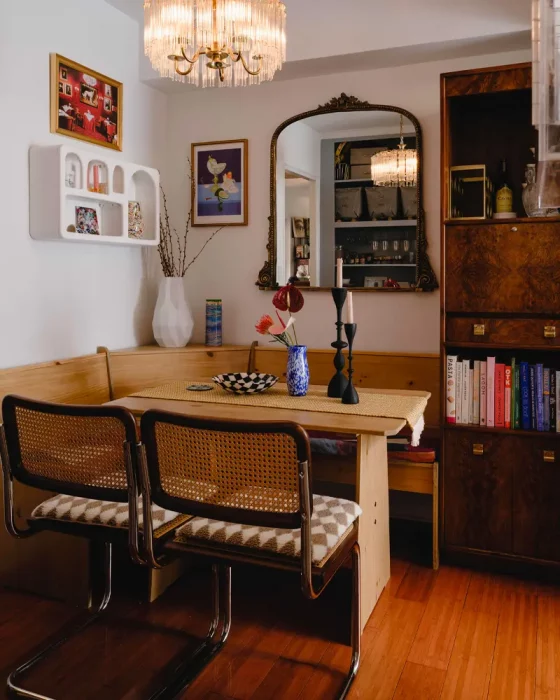 deco salle a manger recup chic