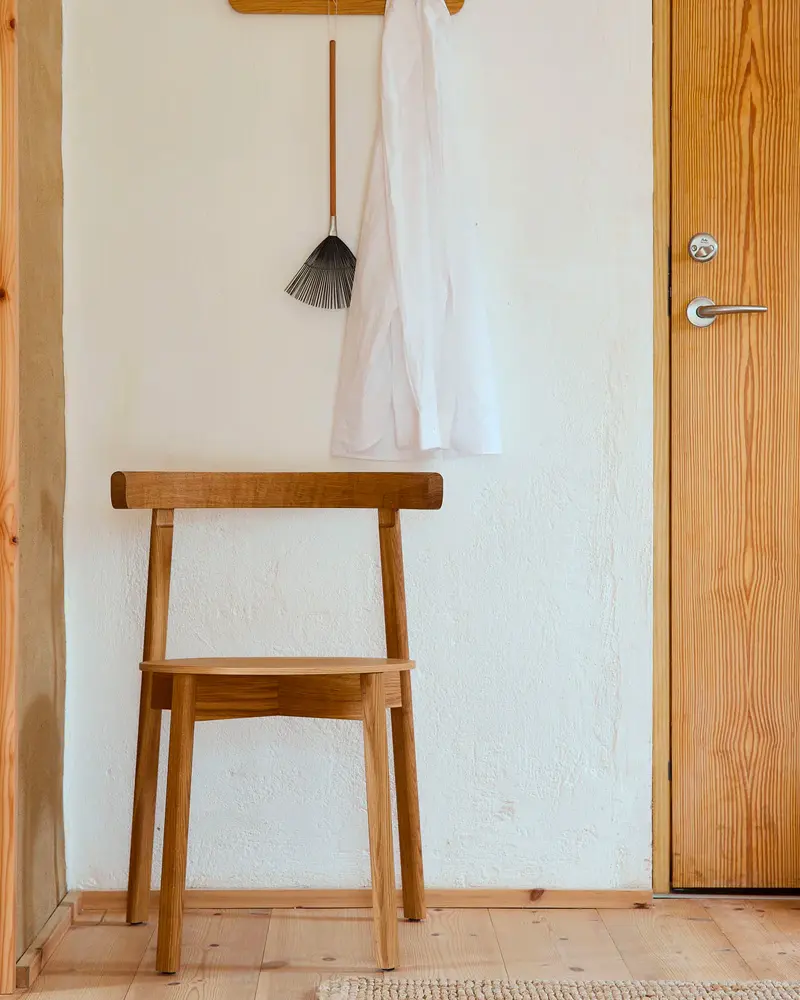 chaise bois organique