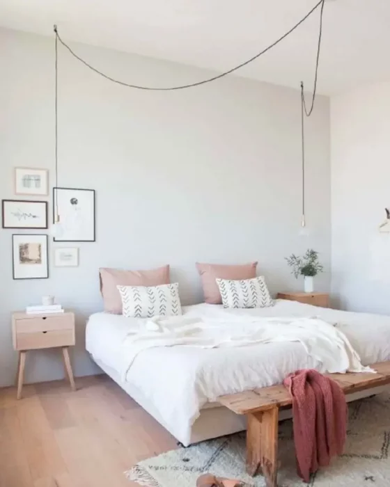 deco chambre minimaliste scandinave cosy