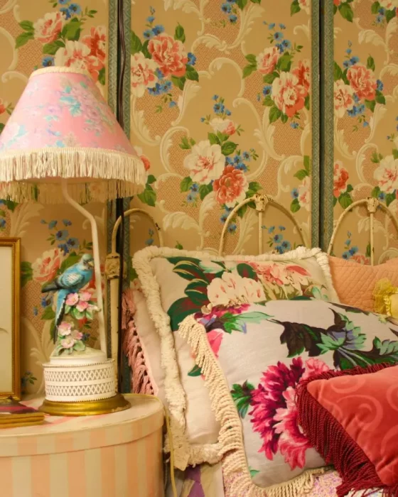 deco chambre vintage cocooning florale